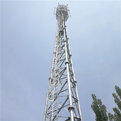3 ขา 60 ม. เหล็กชุบสังกะสีมุมเหล็กรองรับ Telecom Tower