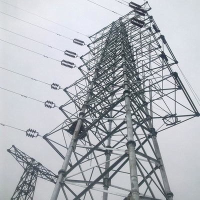 220kv HDG Q235B Q345B หอส่งสัญญาณโครงเหล็ก