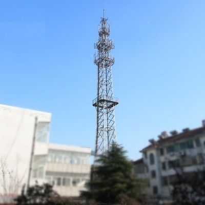 การส่งสัญญาณ Q345B Q235B Angle Steel Telecommunication Tower