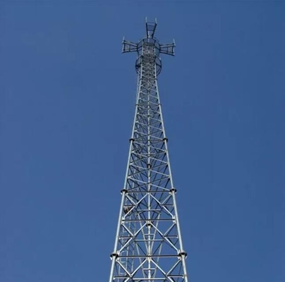 138kv HDG Telescopic Antenna Mast สำหรับบริการยูทิลิตี้