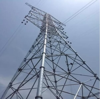 สายส่ง เหล็กกัลวาไนซ์ Q355 / Q255 Guy Wire Tower