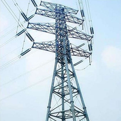 สายส่ง เหล็กกัลวาไนซ์ Q355 / Q255 Guy Wire Tower