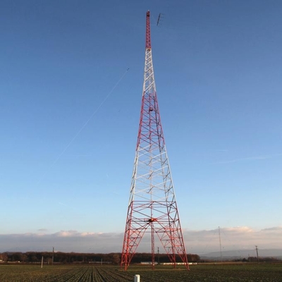 HDG โทรคมนาคม Q235B Q355B Steel Tubular Tower