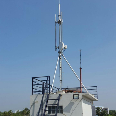 Monopole Self Support Hdg โทรคมนาคม Steel Tower Tubular