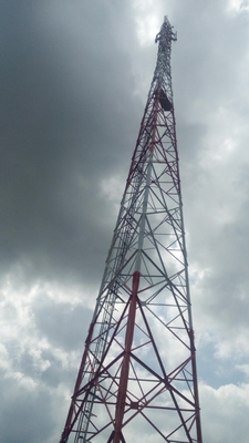 เสาเสาอากาศทีวีสังกะสี 110 กม. / ชม. สำหรับโทรคมนาคม