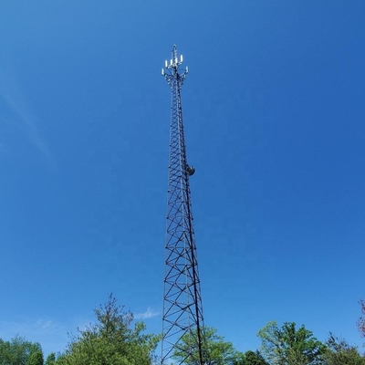 GR50 เสาเสาอากาศทีวีที่รองรับตนเอง สามเหลี่ยมเหล็กชุบสังกะสี Wifi Mobile