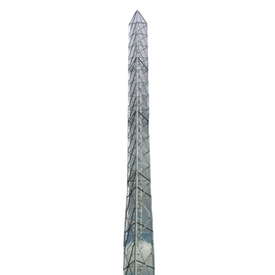 Gsm Telecommunication Lattice Tower Steel Q235B ไฟฟ้า Self Supporting