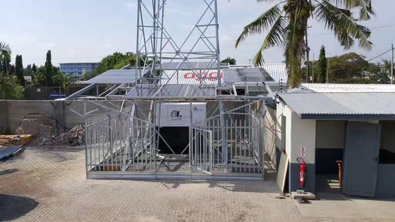 4 ขา ASTM A123 Lattice Radio Tower เหล็กชุบสังกะสี Q235B