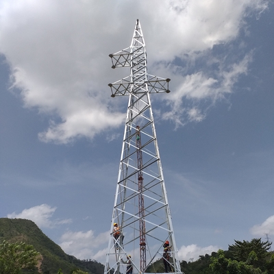 Lattice Steel Tower สายส่งไฟฟ้าสำหรับโครงการไซต์