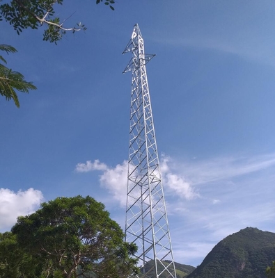 220KV 4 ขาส่ง Lattice Tower เหล็ก Q235 Q345 Q420