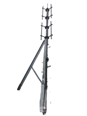 ชุบสังกะสีแบบจุ่มร้อนและทาสี Mobile Guyed Towers Steel Q355