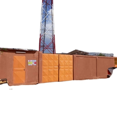 โทรคมนาคม 4 ขา Lattice Steel Tower Q345 ไมโครเวฟ