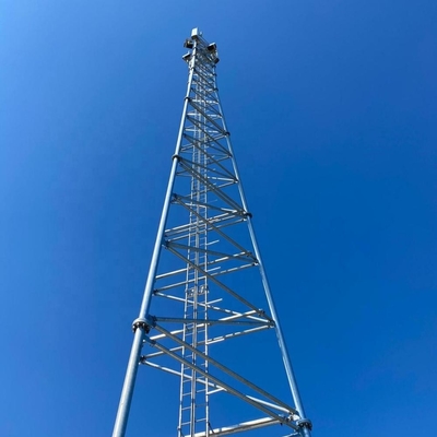 Steel Lattice Tubular Telecom Mobile Antenna Tower 3 หรือ 4 ขา